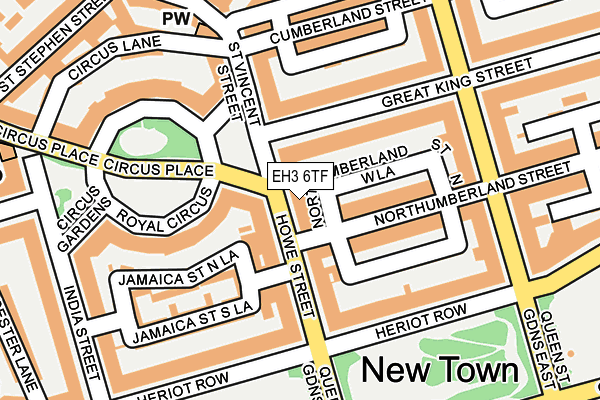 EH3 6TF map - OS OpenMap – Local (Ordnance Survey)