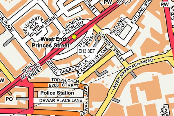 EH3 8ET map - OS OpenMap – Local (Ordnance Survey)