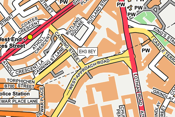EH3 8EY map - OS OpenMap – Local (Ordnance Survey)