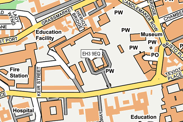 EH3 9EQ map - OS OpenMap – Local (Ordnance Survey)