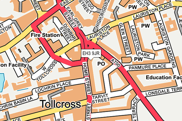 Map of TECHS FARM LTD at local scale