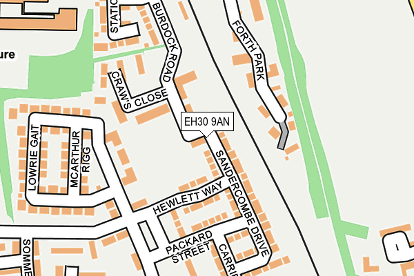 EH30 9AN map - OS OpenMap – Local (Ordnance Survey)