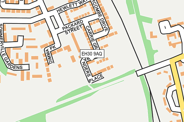 EH30 9AQ map - OS OpenMap – Local (Ordnance Survey)
