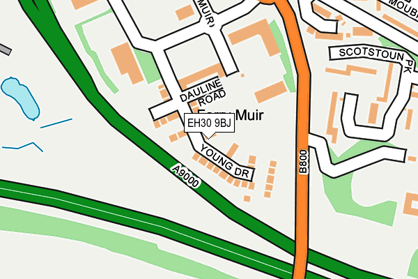 EH30 9BJ map - OS OpenMap – Local (Ordnance Survey)