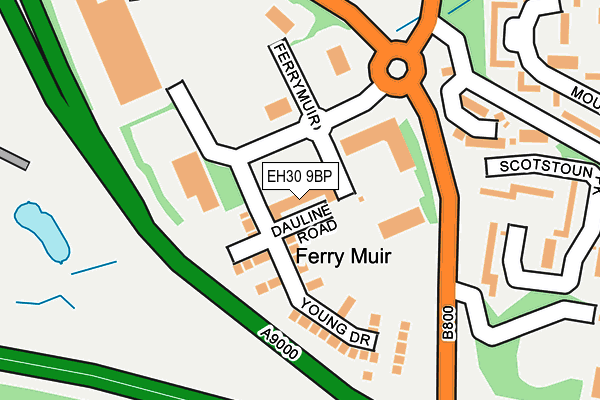 EH30 9BP map - OS OpenMap – Local (Ordnance Survey)