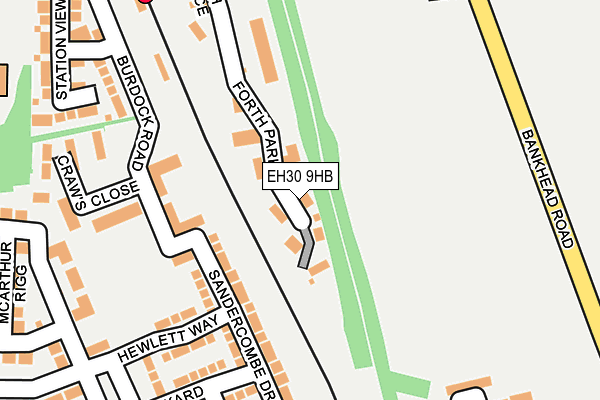 EH30 9HB map - OS OpenMap – Local (Ordnance Survey)