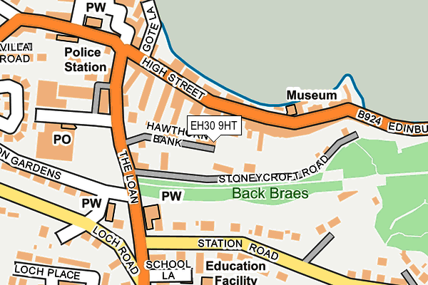 EH30 9HT map - OS OpenMap – Local (Ordnance Survey)