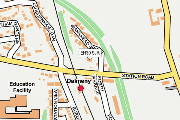 EH30 9JR map - OS OpenMap – Local (Ordnance Survey)