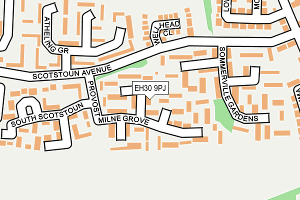 EH30 9PJ map - OS OpenMap – Local (Ordnance Survey)
