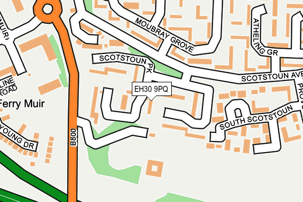 EH30 9PQ map - OS OpenMap – Local (Ordnance Survey)