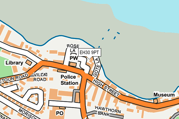 EH30 9PT map - OS OpenMap – Local (Ordnance Survey)