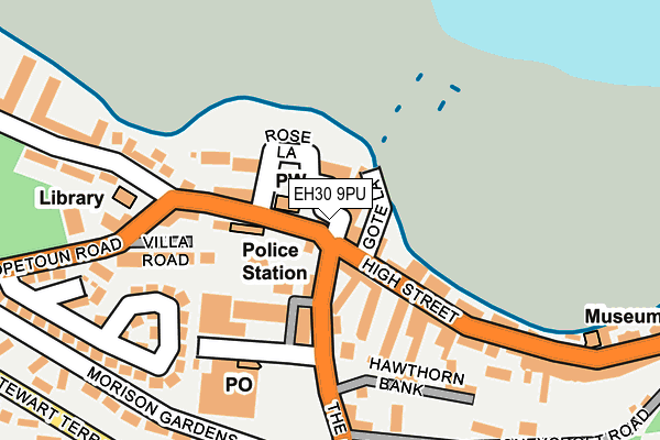 EH30 9PU map - OS OpenMap – Local (Ordnance Survey)