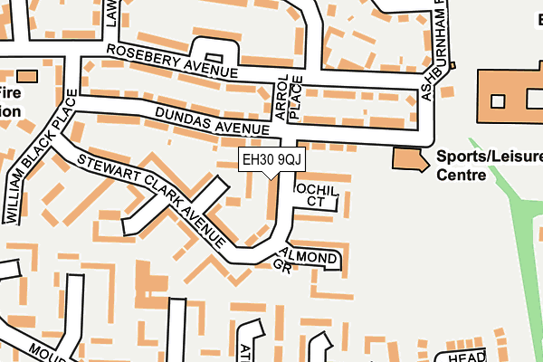 EH30 9QJ map - OS OpenMap – Local (Ordnance Survey)