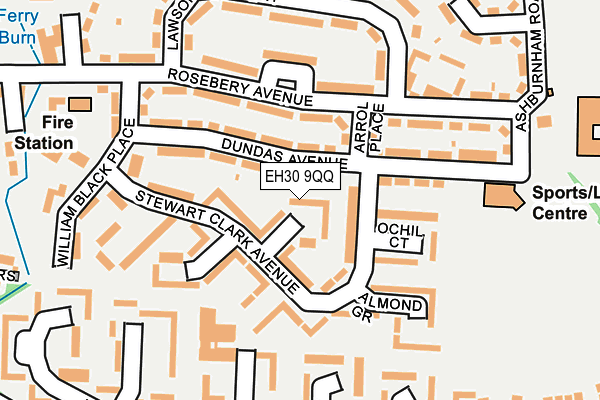 EH30 9QQ map - OS OpenMap – Local (Ordnance Survey)