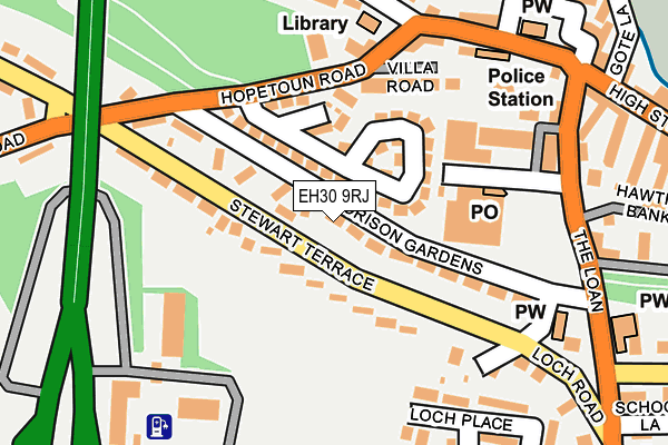 EH30 9RJ map - OS OpenMap – Local (Ordnance Survey)