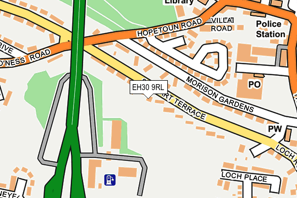 EH30 9RL map - OS OpenMap – Local (Ordnance Survey)