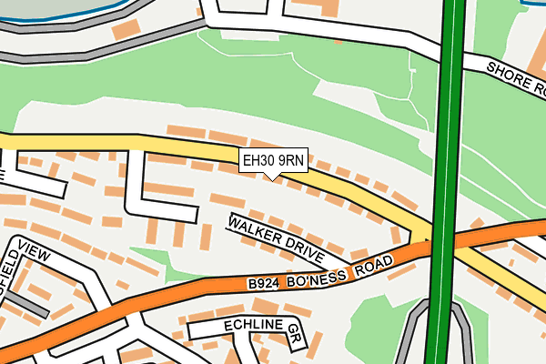 EH30 9RN map - OS OpenMap – Local (Ordnance Survey)