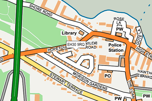EH30 9RQ map - OS OpenMap – Local (Ordnance Survey)