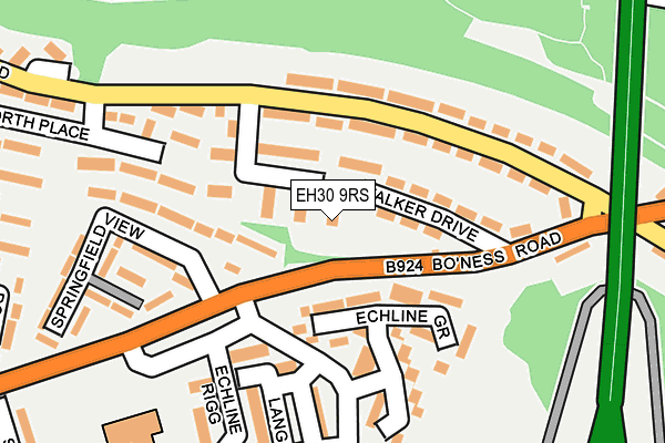 EH30 9RS map - OS OpenMap – Local (Ordnance Survey)