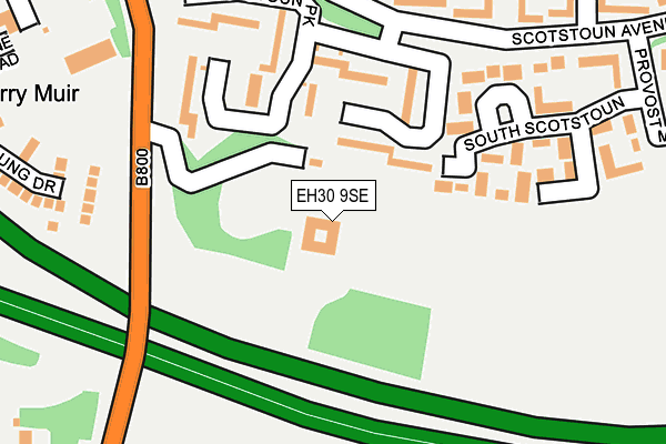 EH30 9SE map - OS OpenMap – Local (Ordnance Survey)