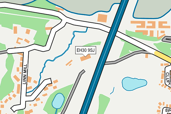 EH30 9SJ map - OS OpenMap – Local (Ordnance Survey)
