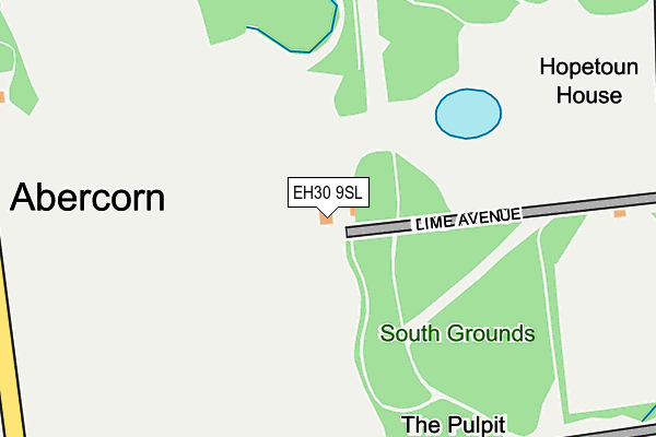 EH30 9SL map - OS OpenMap – Local (Ordnance Survey)