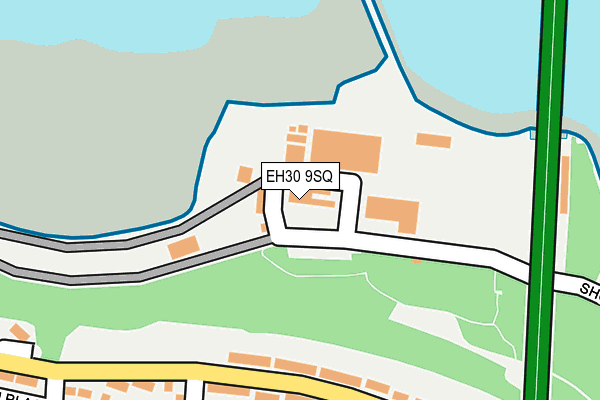 EH30 9SQ map - OS OpenMap – Local (Ordnance Survey)