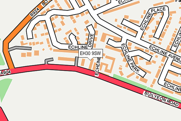 EH30 9SW map - OS OpenMap – Local (Ordnance Survey)