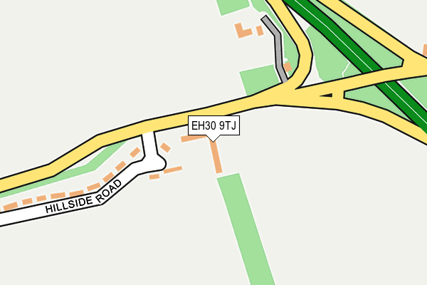 EH30 9TJ map - OS OpenMap – Local (Ordnance Survey)