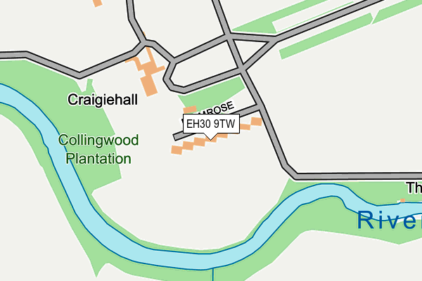 EH30 9TW map - OS OpenMap – Local (Ordnance Survey)