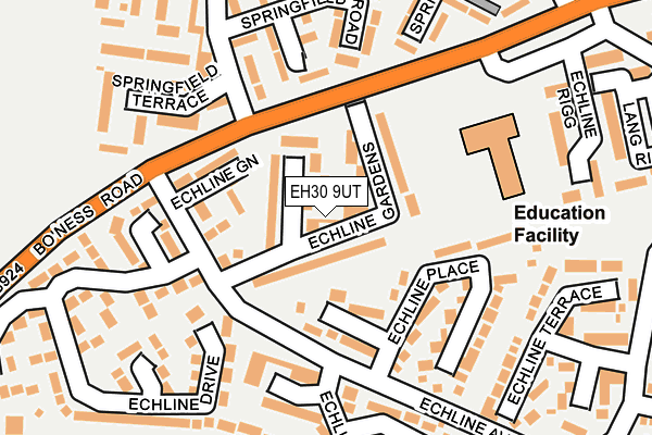 EH30 9UT map - OS OpenMap – Local (Ordnance Survey)