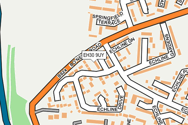 EH30 9UY map - OS OpenMap – Local (Ordnance Survey)