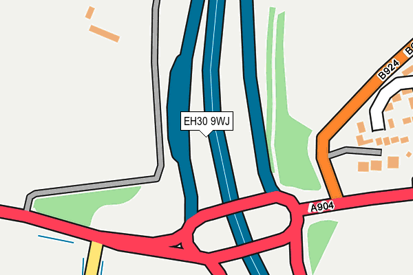 EH30 9WJ map - OS OpenMap – Local (Ordnance Survey)
