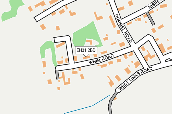 EH31 2BD map - OS OpenMap – Local (Ordnance Survey)