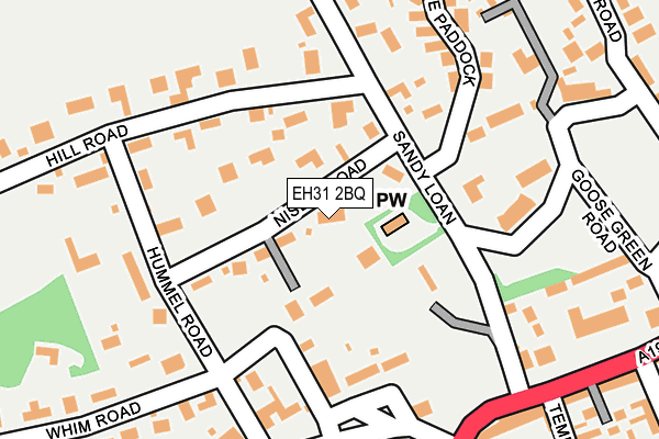 EH31 2BQ map - OS OpenMap – Local (Ordnance Survey)