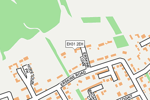 EH31 2EH map - OS OpenMap – Local (Ordnance Survey)