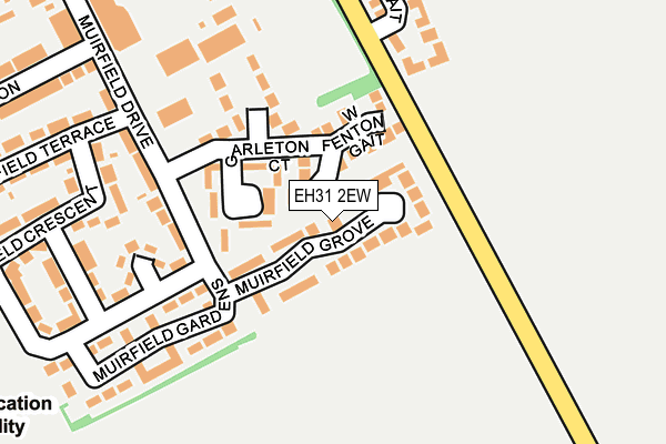EH31 2EW map - OS OpenMap – Local (Ordnance Survey)