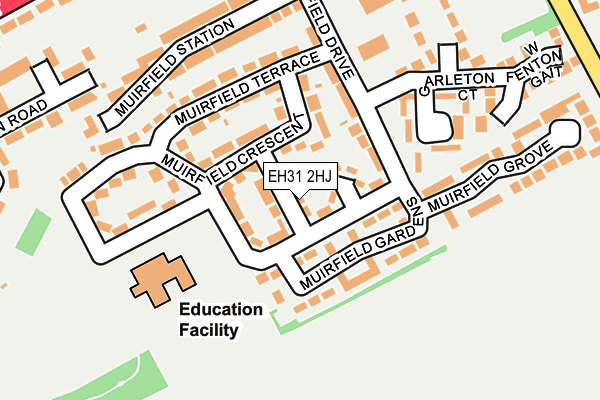 EH31 2HJ map - OS OpenMap – Local (Ordnance Survey)
