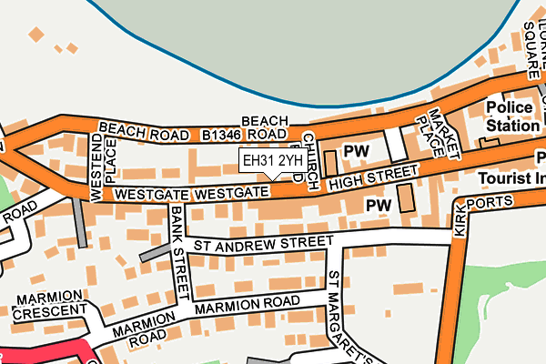 EH31 2YH map - OS OpenMap – Local (Ordnance Survey)