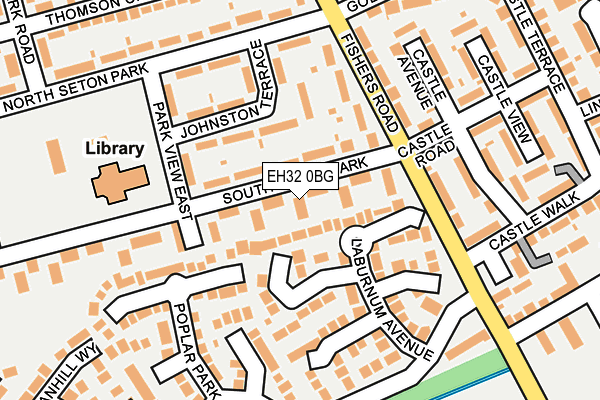 EH32 0BG map - OS OpenMap – Local (Ordnance Survey)