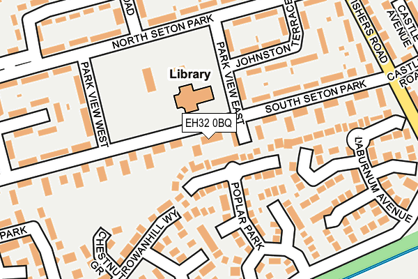 EH32 0BQ map - OS OpenMap – Local (Ordnance Survey)