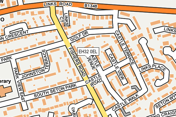 EH32 0EL map - OS OpenMap – Local (Ordnance Survey)