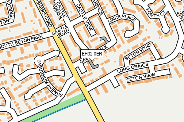 EH32 0ER map - OS OpenMap – Local (Ordnance Survey)
