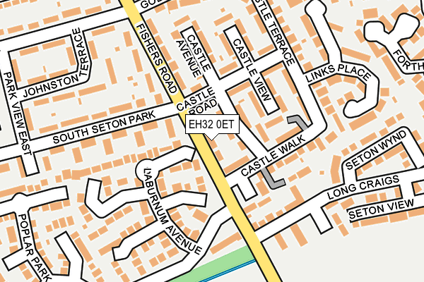 EH32 0ET map - OS OpenMap – Local (Ordnance Survey)