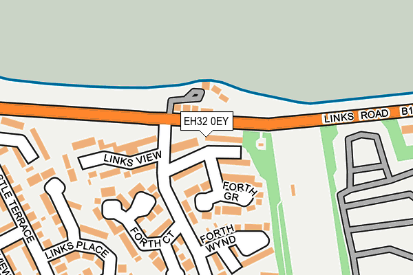 EH32 0EY map - OS OpenMap – Local (Ordnance Survey)