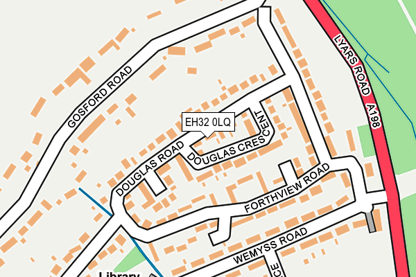 EH32 0LQ map - OS OpenMap – Local (Ordnance Survey)