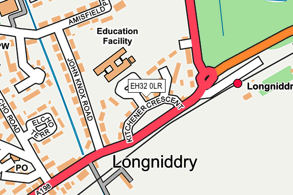 EH32 0LR map - OS OpenMap – Local (Ordnance Survey)