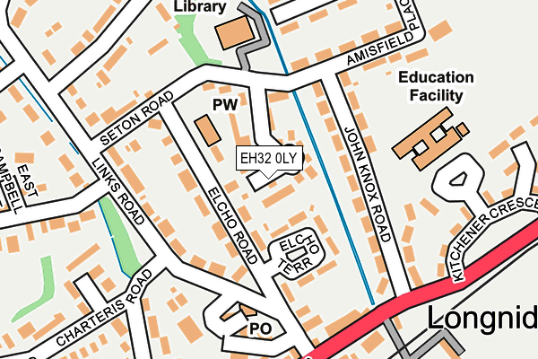 EH32 0LY map - OS OpenMap – Local (Ordnance Survey)