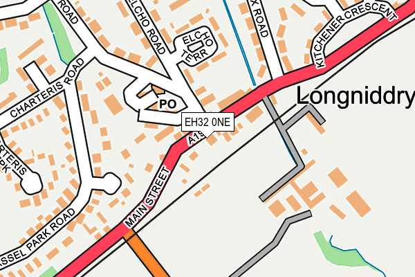EH32 0NE map - OS OpenMap – Local (Ordnance Survey)