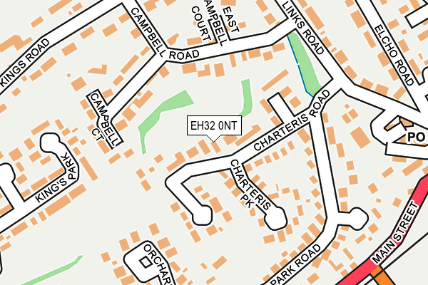 EH32 0NT map - OS OpenMap – Local (Ordnance Survey)